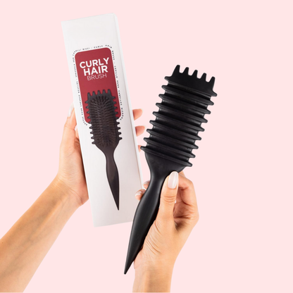 Brosse coiffante 3 en 1 pour boucles