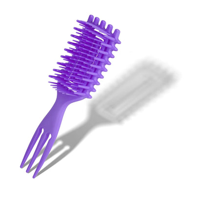 3 in 1 Curl Define Styling Brush Hollow Out Detangling Hair Brush Tangled Hair Comb Shaping Defining Curls Barber Styling Tools