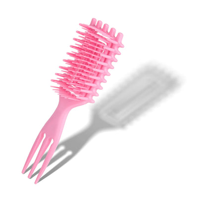 3 in 1 Curl Define Styling Brush Hollow Out Detangling Hair Brush Tangled Hair Comb Shaping Defining Curls Barber Styling Tools