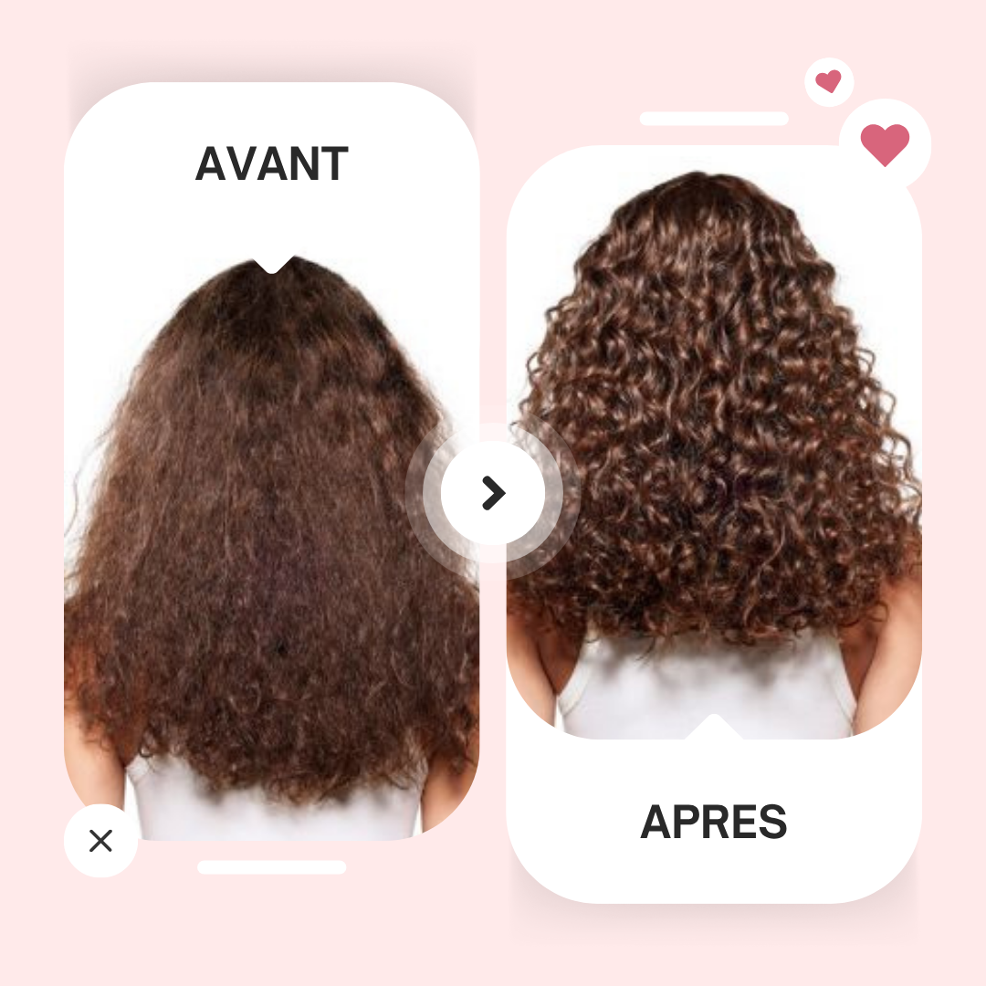 Brosse coiffante 3 en 1 pour boucles